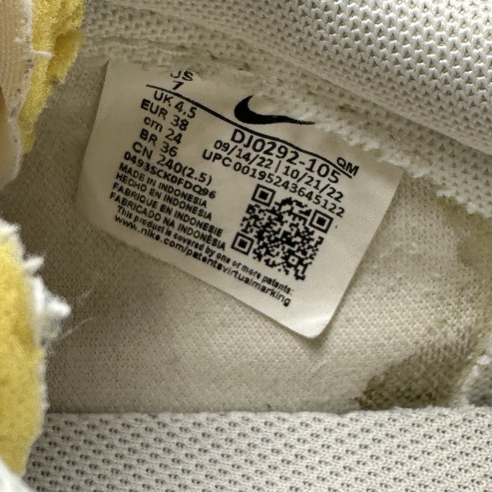 Nike Women's Blazer Low Platform Sneakers Sail White DJ0292-105 US 7 - Picture 9 of 9